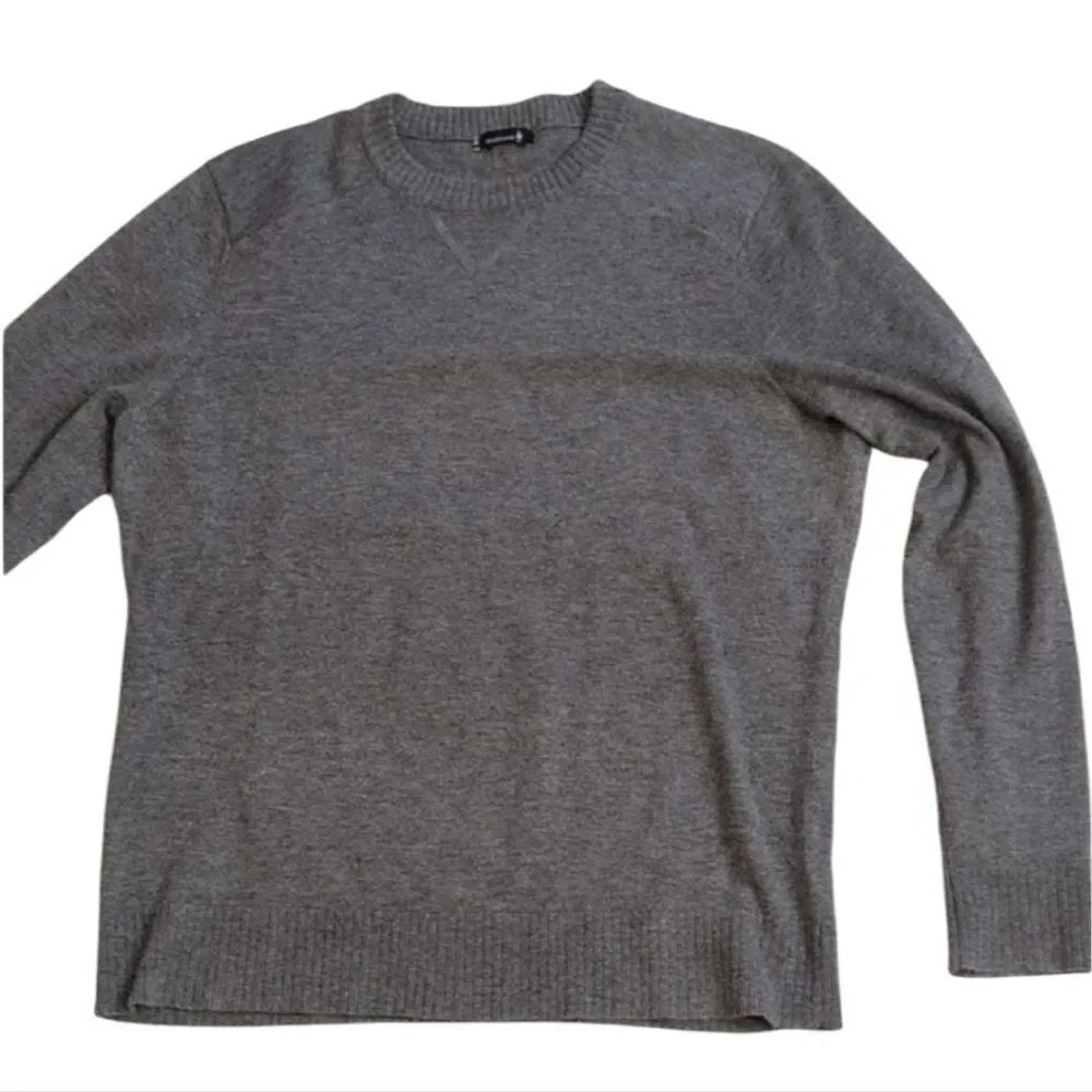 Smartwool Sweater Nylon Merino Wool Silk Blend Crew Neck Grey Size S